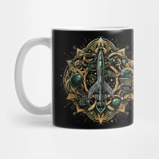 celtic spaceship Mug